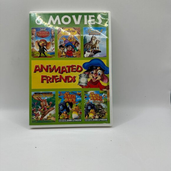 6 Movies Animated Friends DVD Collection - Picture 1 of 4